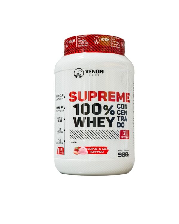 Supreme 100% Whey Concentrado 900g Pote - Imagem 6