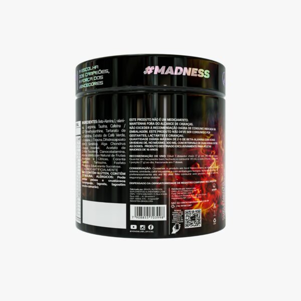 Pré Treino Madness 210g (30 doses) - Imagem 6