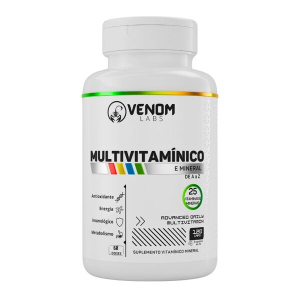 Multivitamínico 120 cápsulas (60 doses)