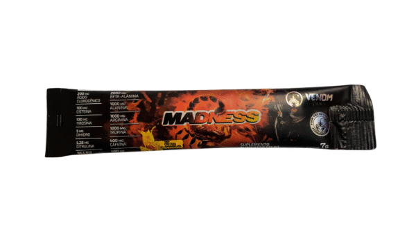 MADNESS Pré Treino (sachê / dose única) - Imagem 2