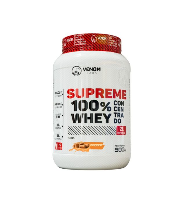 Supreme 100% Whey Concentrado 900g Pote - Imagem 10