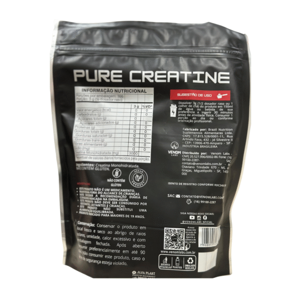 Creatina 100% Pura 500g Refil - Imagem 10