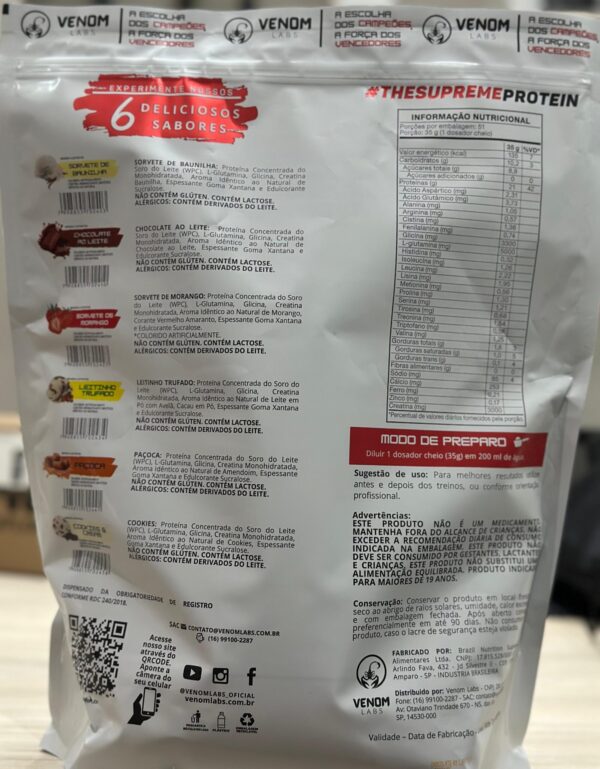 Supreme Whey 100% Concentrado Protein 1,8 Kg Refil - Imagem 5