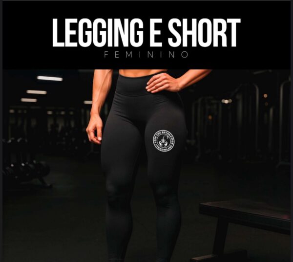 CALÇA LEGGING (TECIDO SUPLEX AVELUDADO)