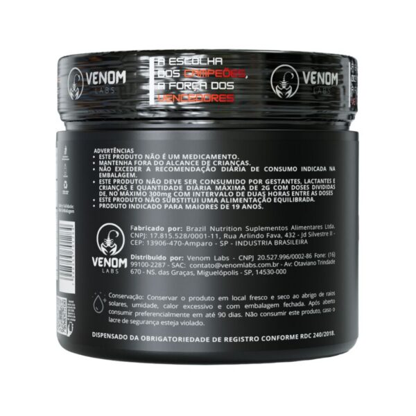 BETA ALANINA 100% Pura 150g Premium (75 doses) - Imagem 3