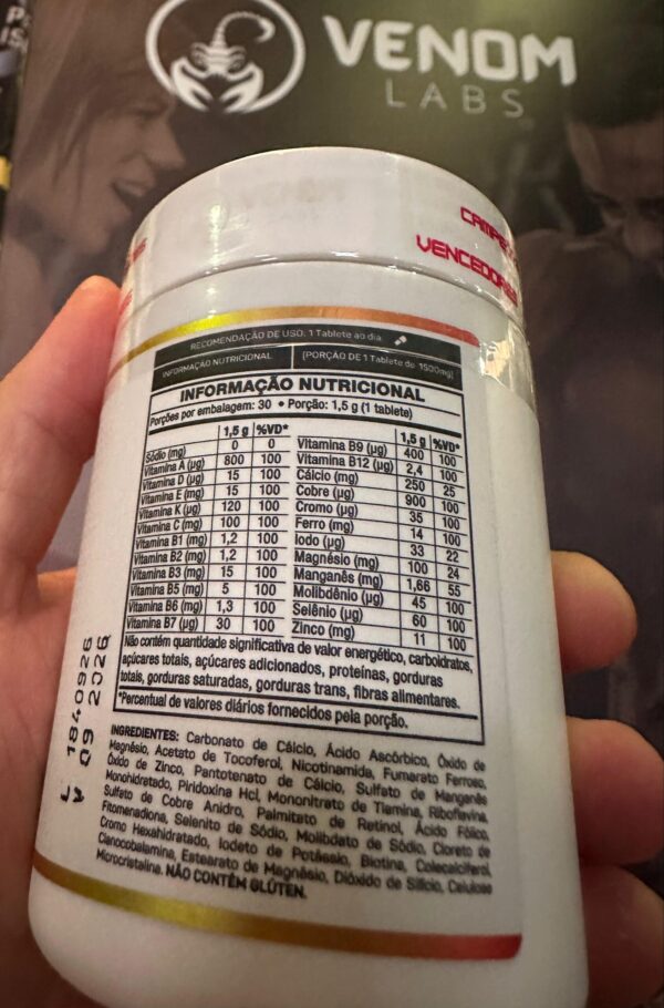 Multivitamínico Ultraconcentrado 30 Tabs - Imagem 4