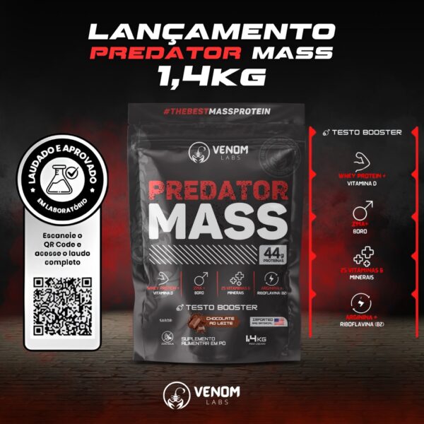 Hipercalórico Predator Mass 1,4kg