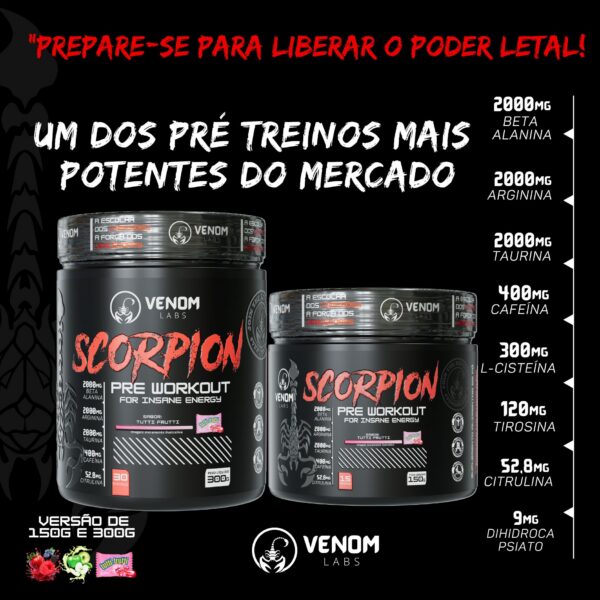 Scorpion 300G Pré Treino - Imagem 4